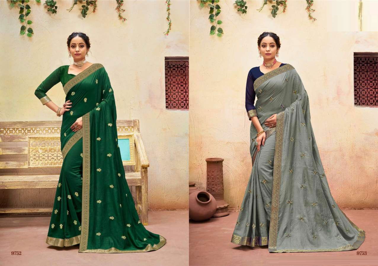 Sarthi Fancy Wear Vichitra Silk Designer Fancy Saree Collection